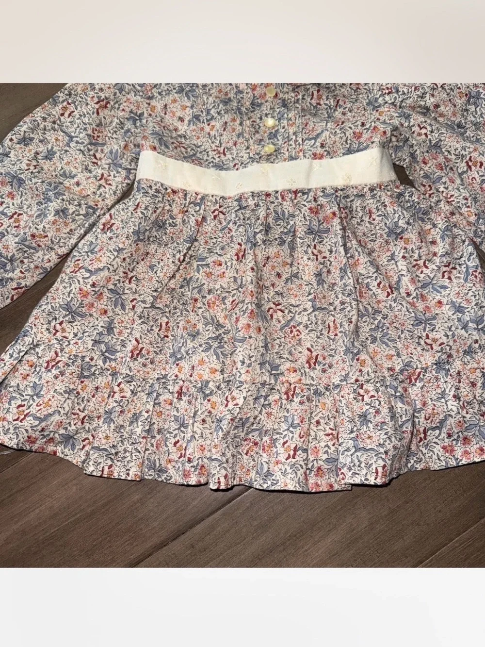 Vintage Floral Cottagecore Toddler Dress 18-24 mos.